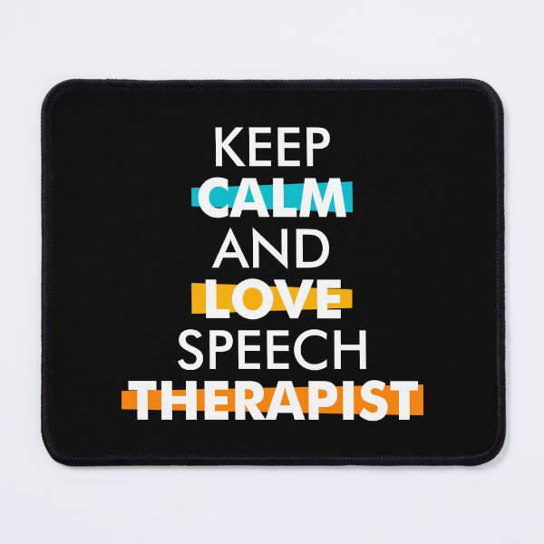 Item preview, "Keep Calm and Love Speech Therapist - Speech Therapy SLP Gifts & Appreciation" designed and sold by artworkathome.