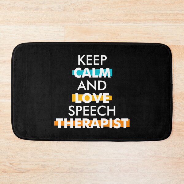 Item preview, "Keep Calm and Love Speech Therapist - Speech Therapy SLP Gifts & Appreciation" designed and sold by artworkathome.