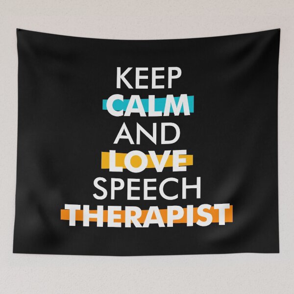 Item preview, "Keep Calm and Love Speech Therapist - Speech Therapy SLP Gifts & Appreciation" designed and sold by artworkathome.