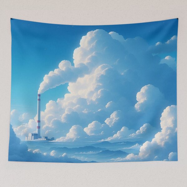 Item preview, Clouds with smoke designed and sold by mahmoudfarrag.