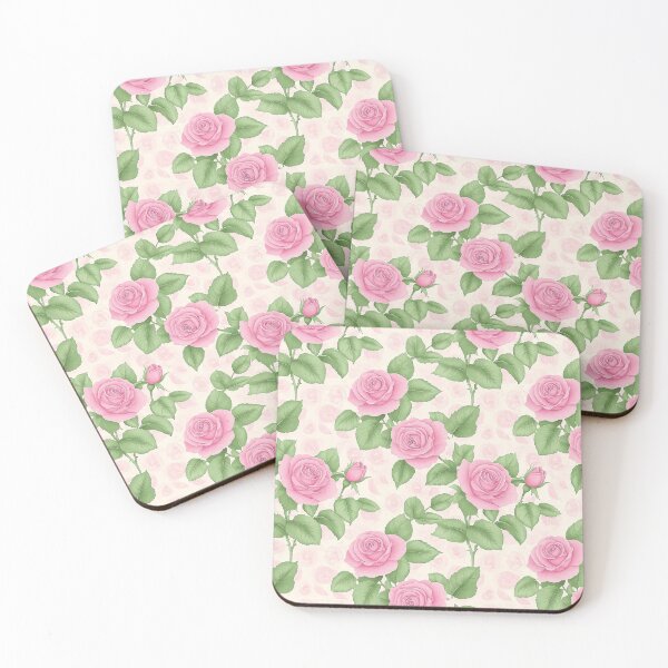 Item preview, Patrón romántico de rosas rosadas: diseño floral vintage para amantes de la elegancia designed and sold by MindFulStudios.