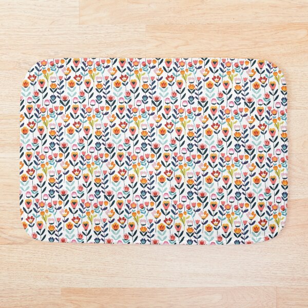 Item preview, Retro Bloom - Playful Floral Pattern with Bold Colors designed and sold by MindFulStudios.
