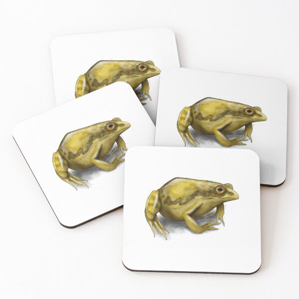 Item preview, Green frog illustrated with many nuances designed and sold by lucamendieta.