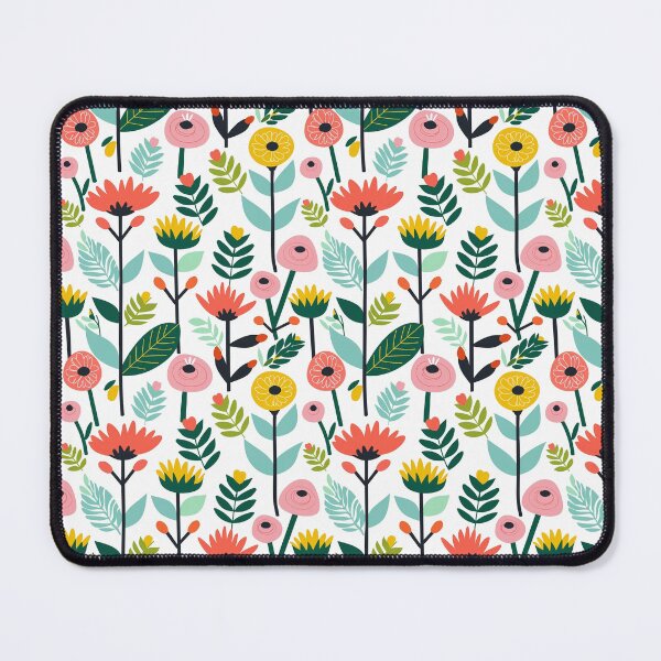 Item preview, Modern Botanical Bliss: patrón floral vibrante designed and sold by MindFulStudios.