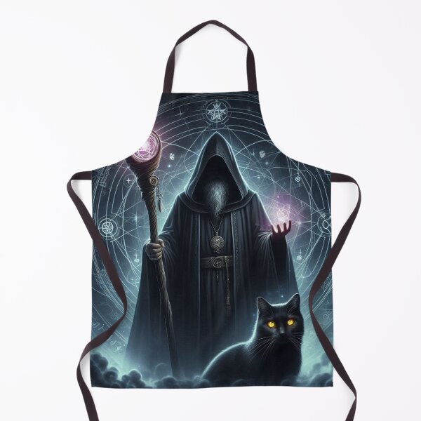 Item preview, The Wizard and Black Cat designed and sold by Myra365Art.