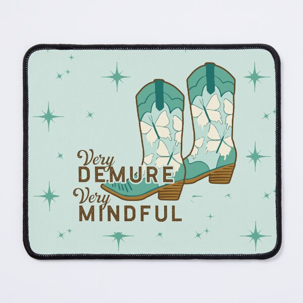 Item preview, Very Demure Very Mindful_Mint Green Cowgirl Boots designed and sold by MinkkiDraws.