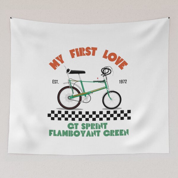 Item preview, Retro Raleigh Chopper Range - 1972 GT Sprint Flamboyant Green designed and sold by EatMyDust-Bike.