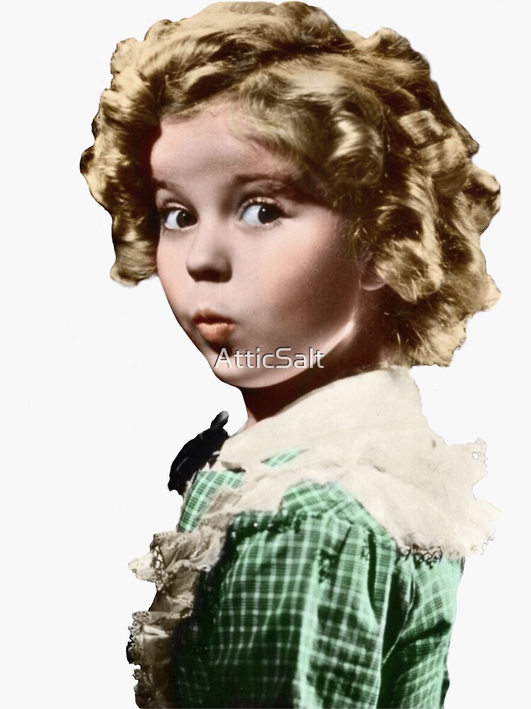 "Shirley Temple Oh My Goodness" Sticker by AtticSalt ...