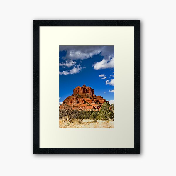 Storm Clouds Over Sedona Framed Art Print