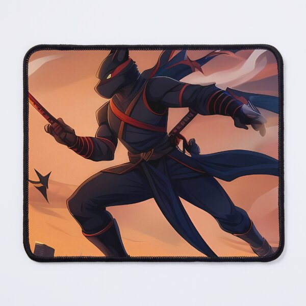 Item preview, Fox Samurai with sword Desk Mat designed and sold by PixelPrintPH.