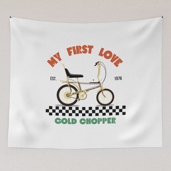 Item preview, Retro Raleigh Chopper Range - 1976 Gold Chopper designed and sold by EatMyDust-Bike.