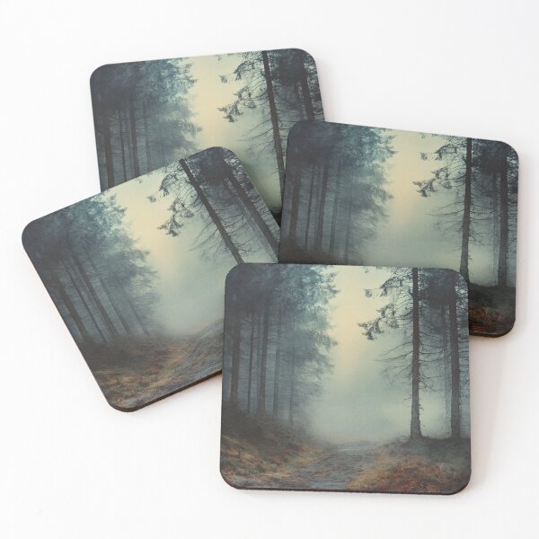 Item preview, Misty Forest Landscape, Wall Art designed and sold by NicolasGlowArt.