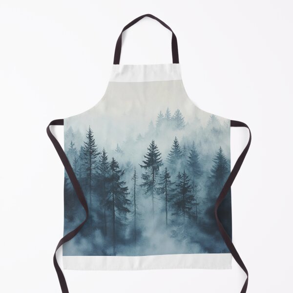 Item preview, Foggy Forest Art, Watercolor Wall Art designed and sold by NicolasGlowArt.