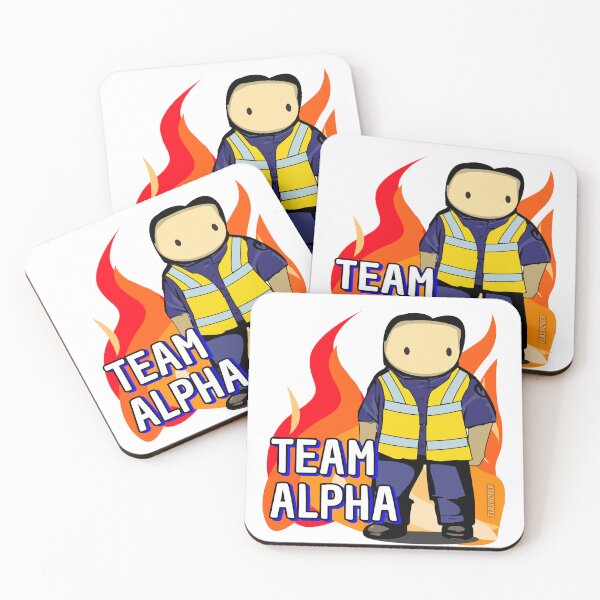 Artikelvorschau, Kundenspezifische Anfrage - Team Alpha entworfen und verkauft von Flashover.