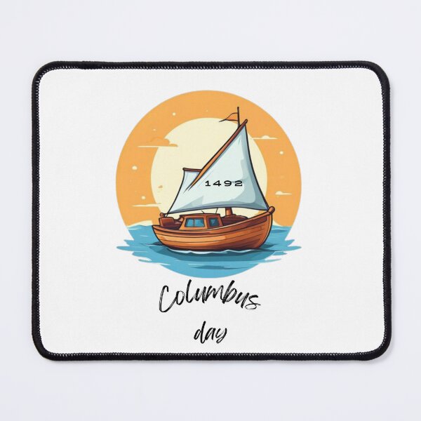 Item preview, Columbus day_happy columbus day holliday 1493 designed and sold by renyshop.