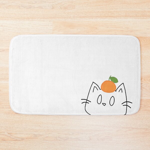 Item preview, Cat doodle with Orange on its head designed and sold by jwaalaa.