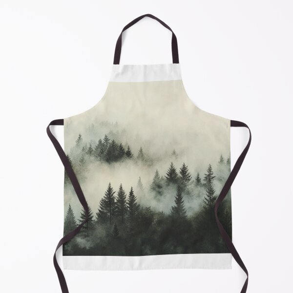 Item preview, Foggy Forest Landscape designed and sold by NicolasGlowArt.