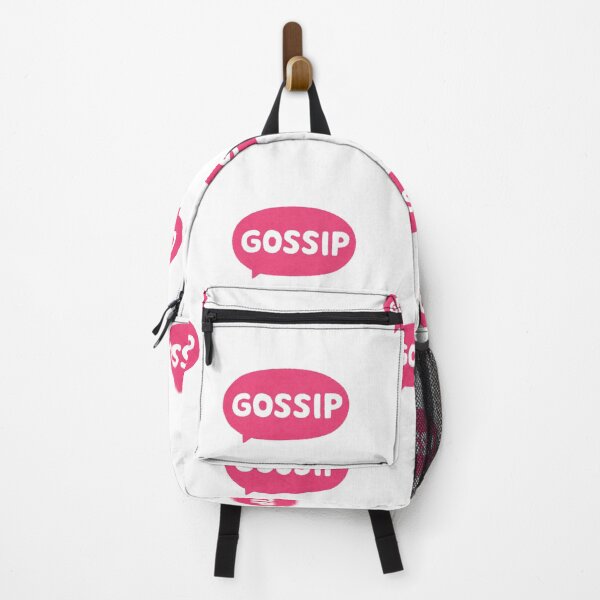 Item preview, Pink speech bubble with gossip text designed and sold by CapriCreatives.