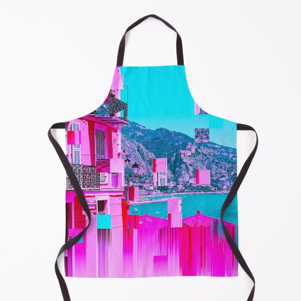 Item preview, Menton, France Psychedelic Vaporwave Glitch Art designed and sold by glitchhub.