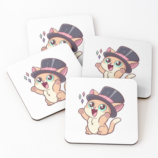 Item preview, cartoon cat performing magic designed and sold by Faristaputra.