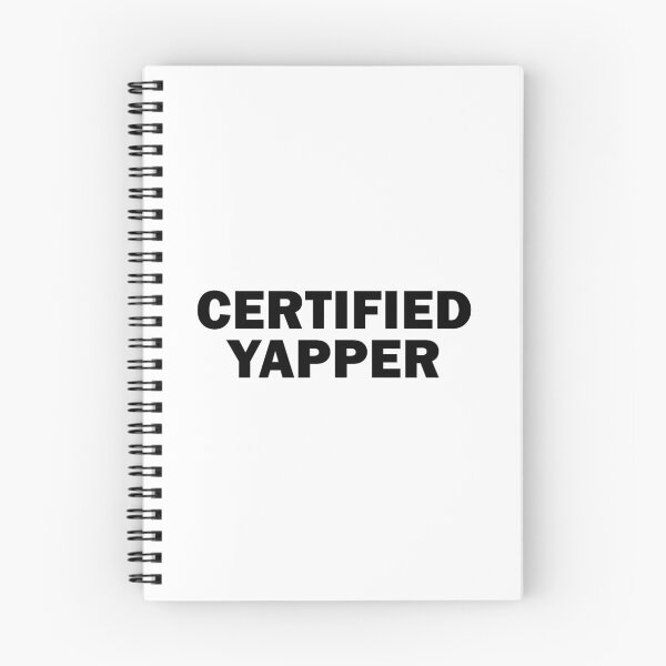 Item preview, Certified yapper designed and sold by muchhappier.