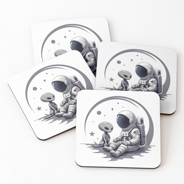 Item preview, Cosmic Encounter: Astronaut and Alien Friendship designed and sold by LiveDesigner.