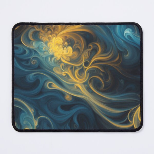Item preview, Blue and Yellow Cosmic Radiance designed and sold by BirdsnStuff.