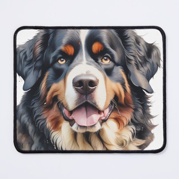 Item preview, bernese mountain dog face designed and sold by Playful Strokes pom@pom.