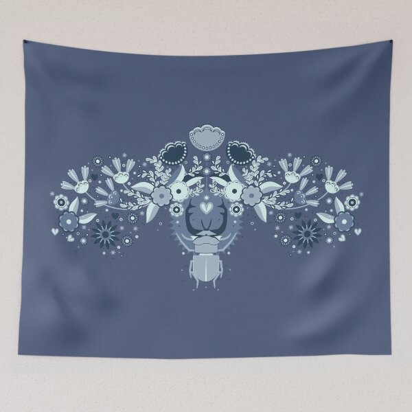 Item preview, Rhinoceros beetle, Blue version designed and sold by Alex  Blud.