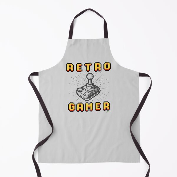 Item preview, Retro Gamer With Joystick Sticker T-Shirt 01 designed and sold by OuterShellUK.