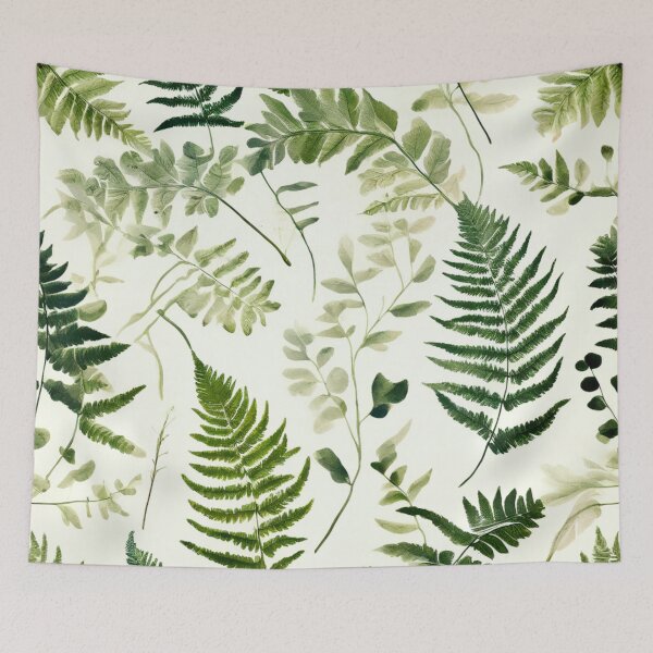 Item preview, Green Botanical Imprint Pattern designed and sold by BirdsnStuff.