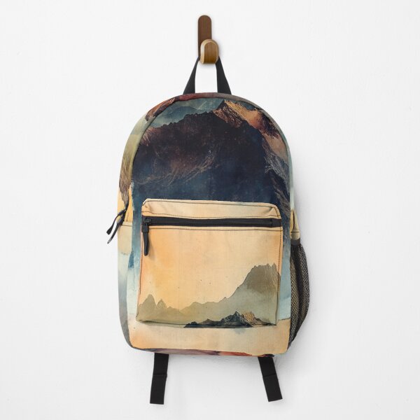 Item preview, Colorful Watercolor Mountians Landscape designed and sold by NicolasGlowArt.