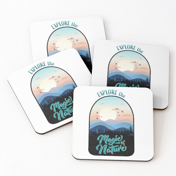 Item preview, Nature's Magic Adventure Outdoor Mountains Sunset Hiking designed and sold by Sandra Brezina.