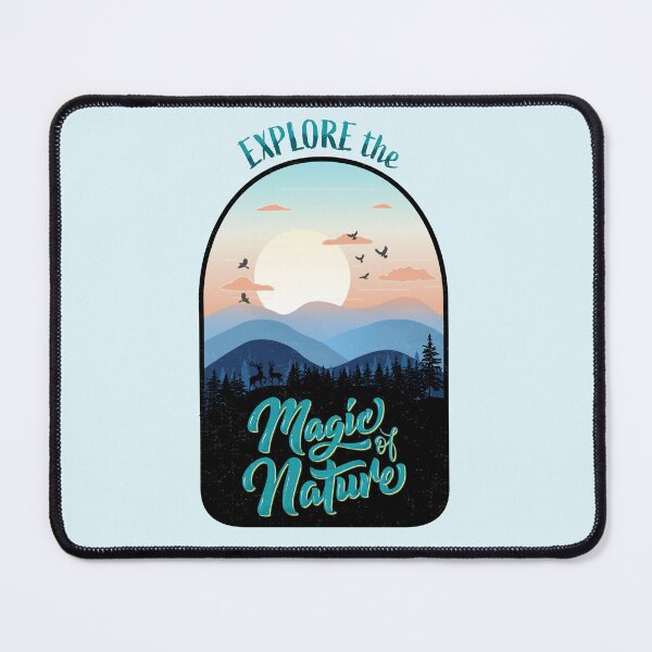 Item preview, Nature's Magic Adventure Outdoor Mountains Sunset Hiking designed and sold by Sandra Brezina.