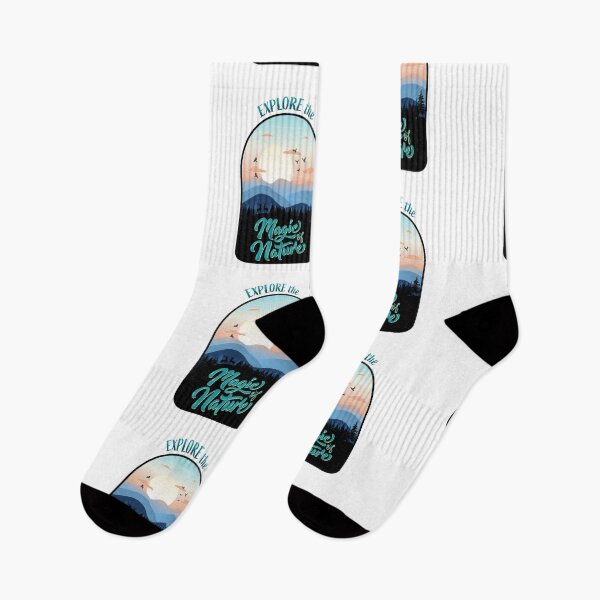 Item preview, Nature's Magic Adventure Outdoor Mountains Sunset Hiking designed and sold by Sandra Brezina.