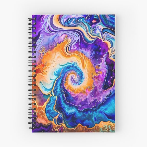 Item preview, Bold Cosmic Geode Swil Watercolor designed and sold by BirdsnStuff.