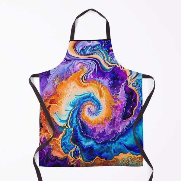 Item preview, Bold Cosmic Geode Swil Watercolor designed and sold by BirdsnStuff.