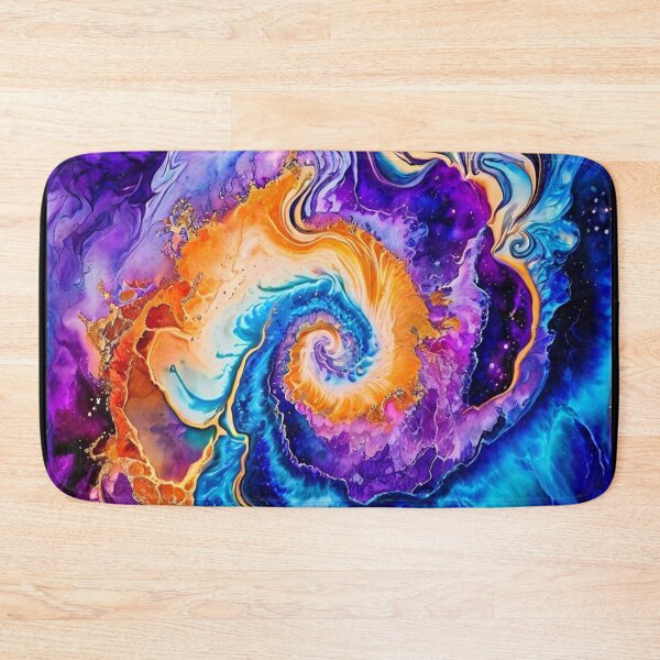 Item preview, Bold Cosmic Geode Swil Watercolor designed and sold by BirdsnStuff.