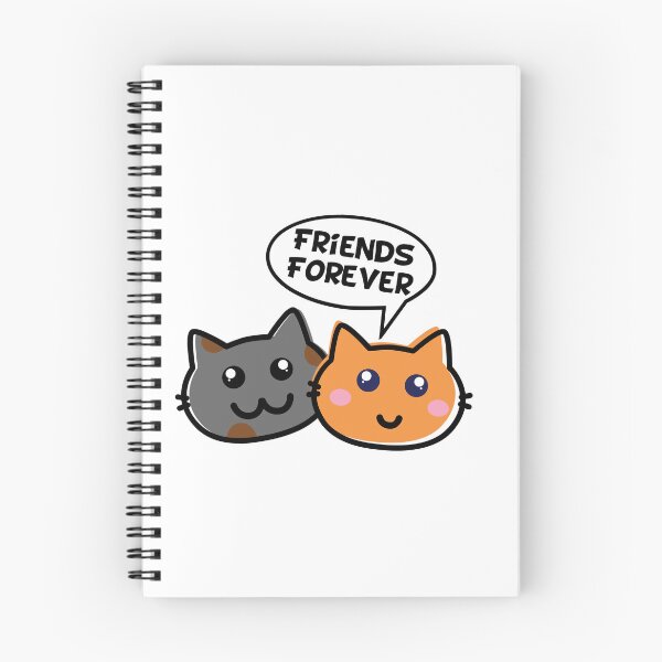 Item preview, Friends forever cat designed and sold by CapriCreatives.