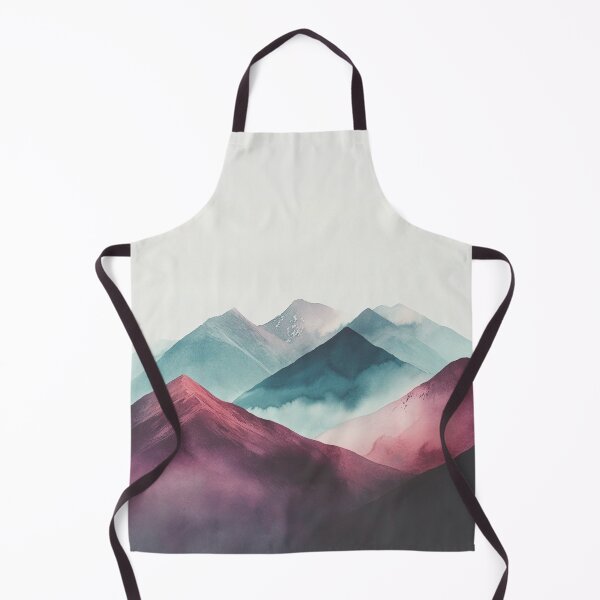 Item preview, Watercolor Nature Mountains, Landscape Wall Art designed and sold by NicolasGlowArt.