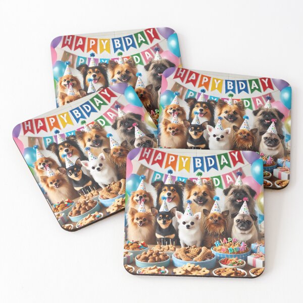 Item preview, Dogs party II designed and sold by Caloop-designs.