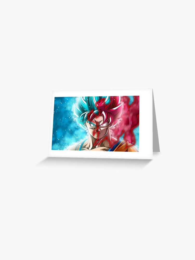 Son Goku Ultra Instinct grey eyes Greeting Card by erriose