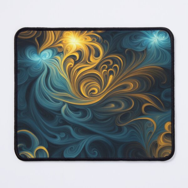Item preview, Blue and Yellow Cosmic Radiance designed and sold by BirdsnStuff.