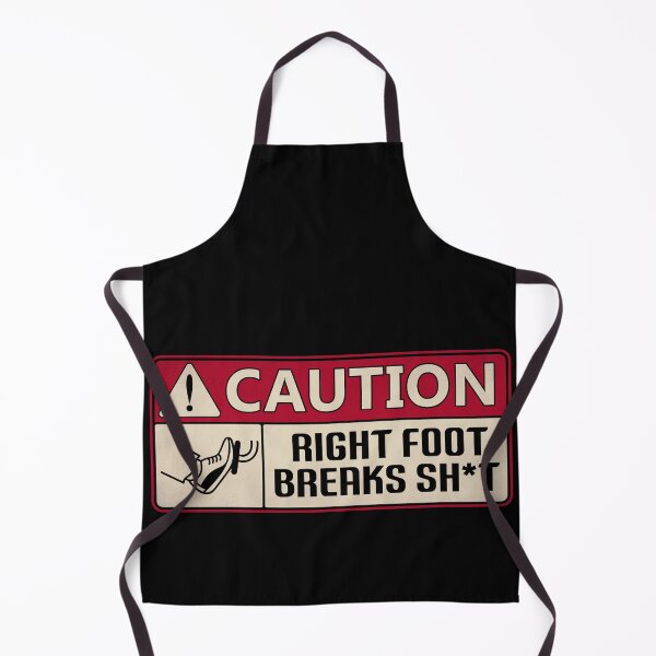 Item preview, Car Caution Meme: Right Foot Breaks Sh*t designed and sold by UnlimiteeLLC.