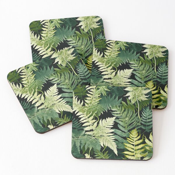 Item preview, Green Botanical Imprint Pattern designed and sold by BirdsnStuff.