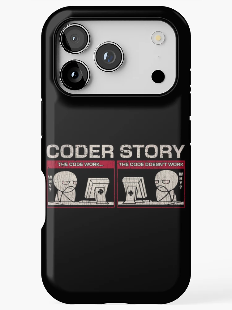 Thumbnail 1 of 4, iPhone Case, Meme Programmer - Code Works Why Computer Science designed and sold by UnlimiteeLLC.