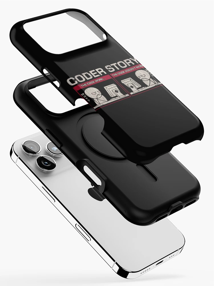 Thumbnail 2 of 4, iPhone Case, Meme Programmer - Code Works Why Computer Science designed and sold by UnlimiteeLLC.