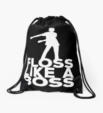 Floss Like A Boss Dance T-Shirt Drawstring Bag