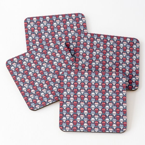 Item preview, Red White and Blue Skulls designed and sold by thewandswant.