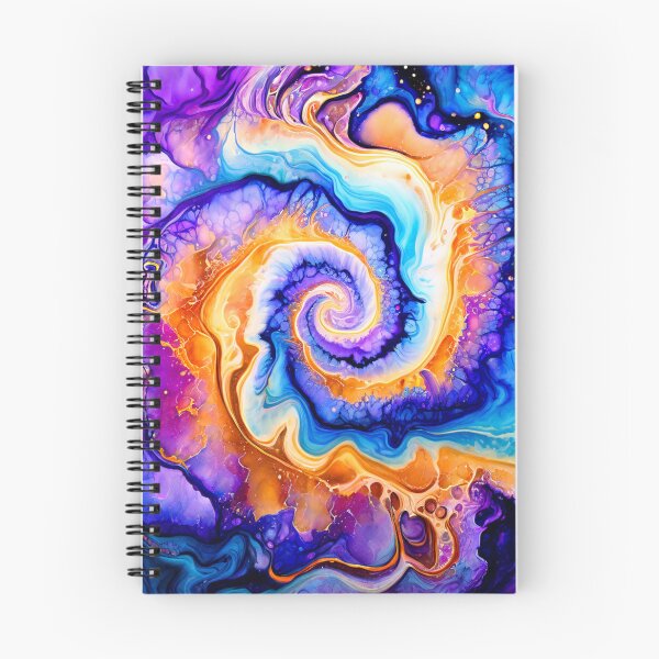 Item preview, Bold Cosmic Geode Swil Watercolor designed and sold by BirdsnStuff.